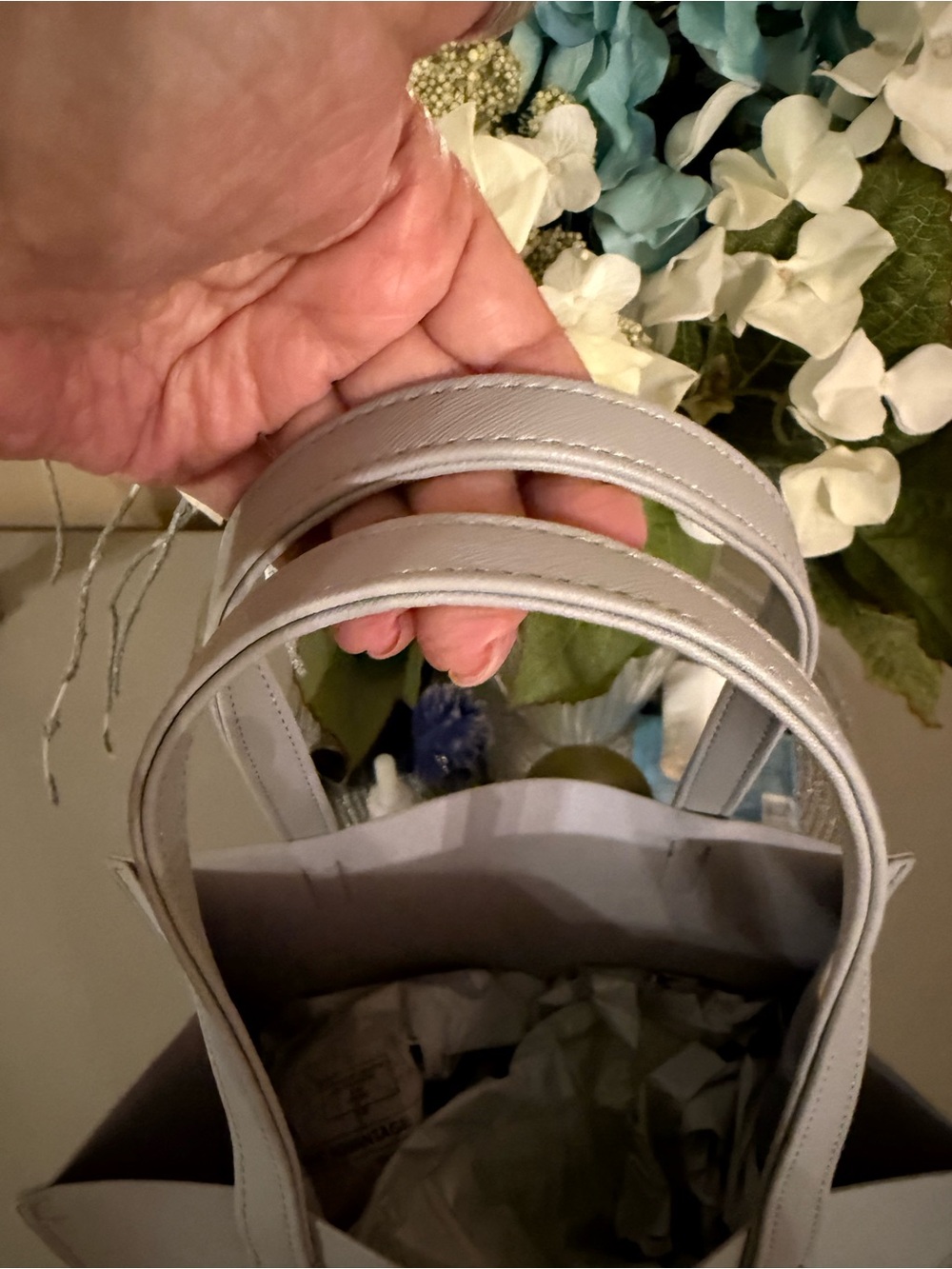 Ted Baker Light Gray Tote Bag - Picture 14 of 14